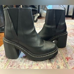 Size 7 Doc Marten heeled Booties.